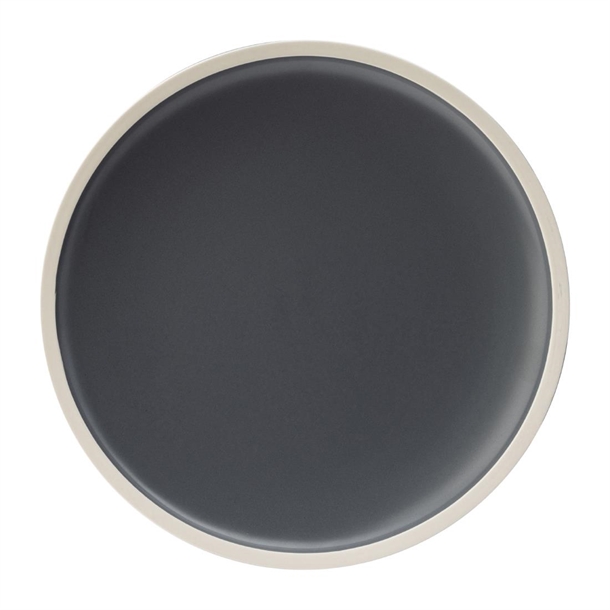Utopia Forma Charcoal Plate - 265mm (Pack 6) (B2B)