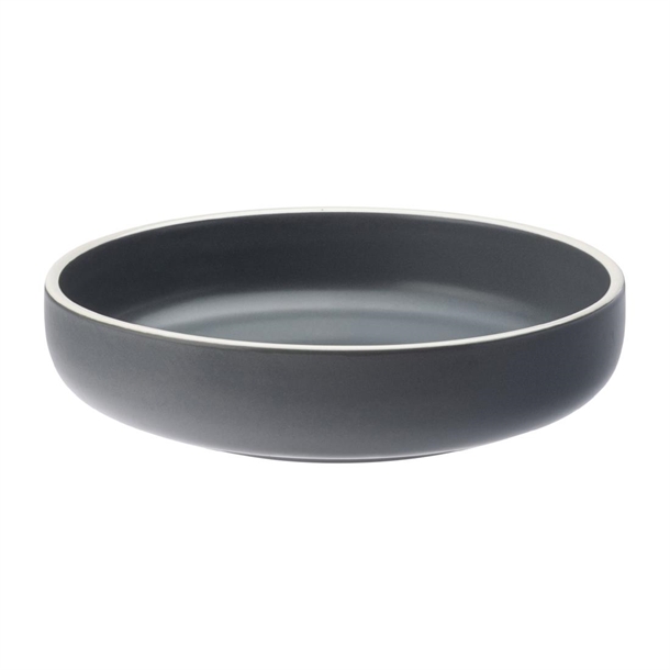 Utopia Forma Charcoal Bowl - 175mm (Pack 6) (B2B)