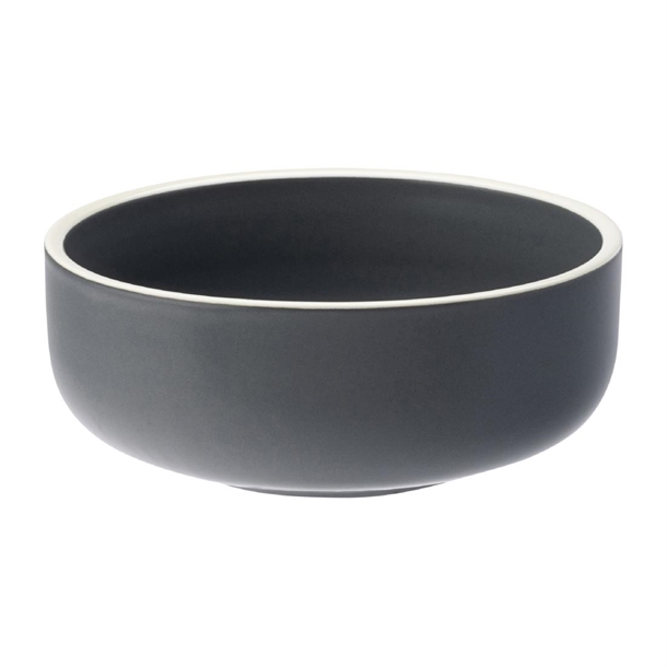 Utopia Forma Charcoal Bowl - 145mm (Pack 6) (B2B)