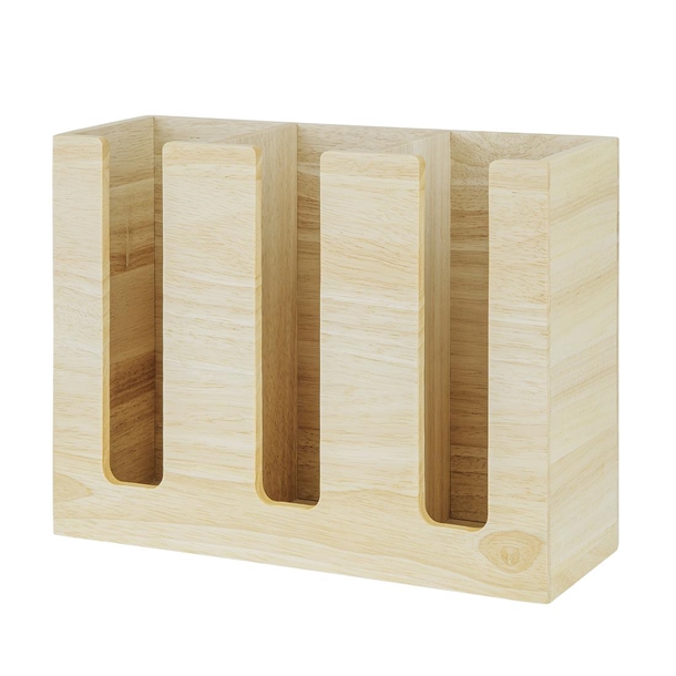 Olympia Cup Organiser Hevea Wood - 340x120x240mm