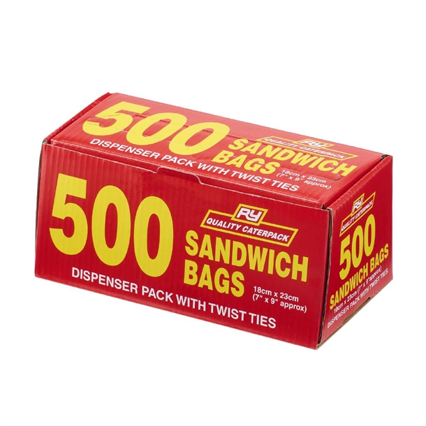 Caterpack Sandwich Bags - 180x230mm (Pack 500)