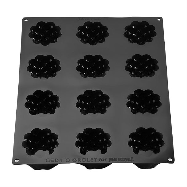 Pavoni Silicone Mould Nuage - 400x300mm (12 Indents)