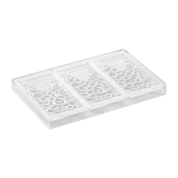 Pavoni Choco Bar Mould Fragment By Vallee - 275x175mm(3 Indents)