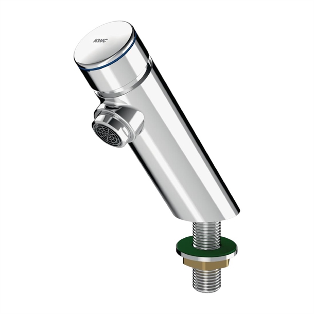 KWC DVS F3S Self-Closing Pre-Mixed Pillar Tap (Direct)