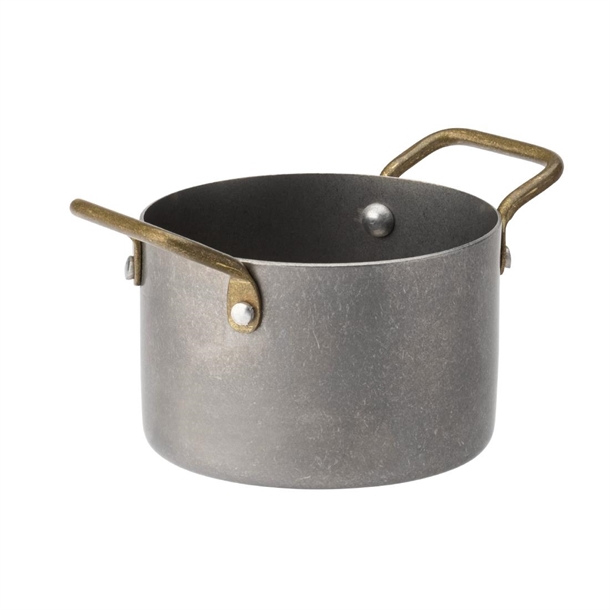 Utopia Vintage Steel Mini Casserole Dish - 90mm (Pack 6) (B2B)