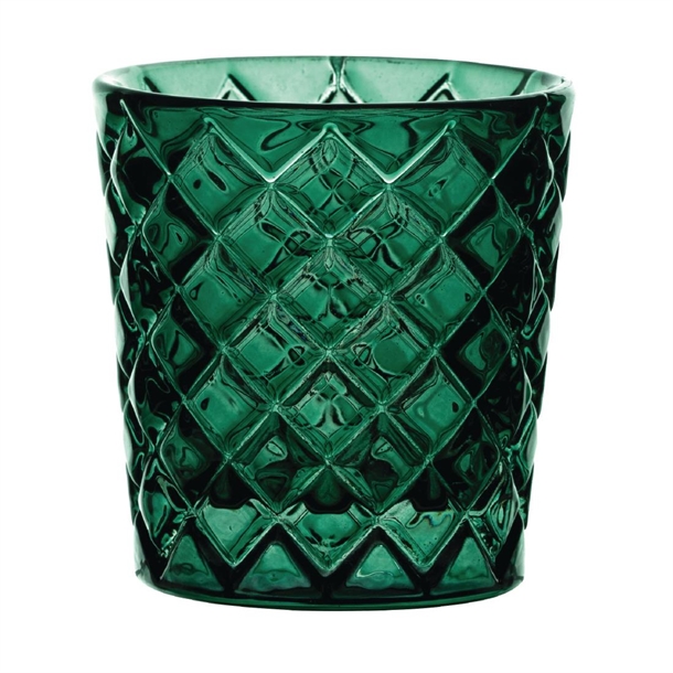 Utopia Criss Cross Green Nightlight Holder (Pack 12) (B2B)