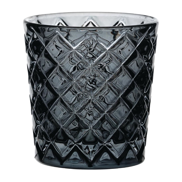 Utopia Criss Cross Grey Nightlight Holder (Pack 12) (B2B)
