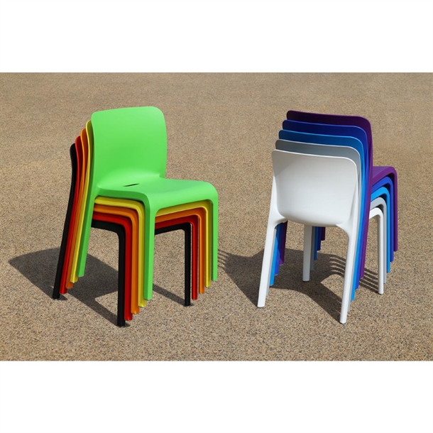 ☆SOISupero（ソイスペロ）S LINE POP CHAIR 赤×黄 1脚 ☆SOISuperō