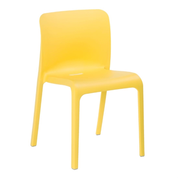 Origin POP Chair Sulphur Yellow - 480x500x790mm (Pack 2) (Direct)