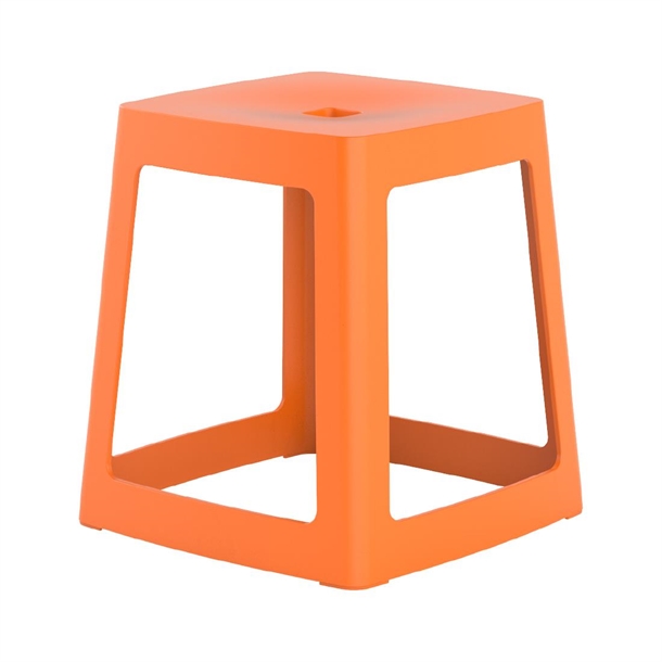 Origin Base Stool Signal Orange - 400x400x440mm (Pack 2) (B2B)