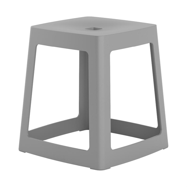 Origin Base Stool Mouse Grey - 400x400x440mm (Pack 2) (Direct)