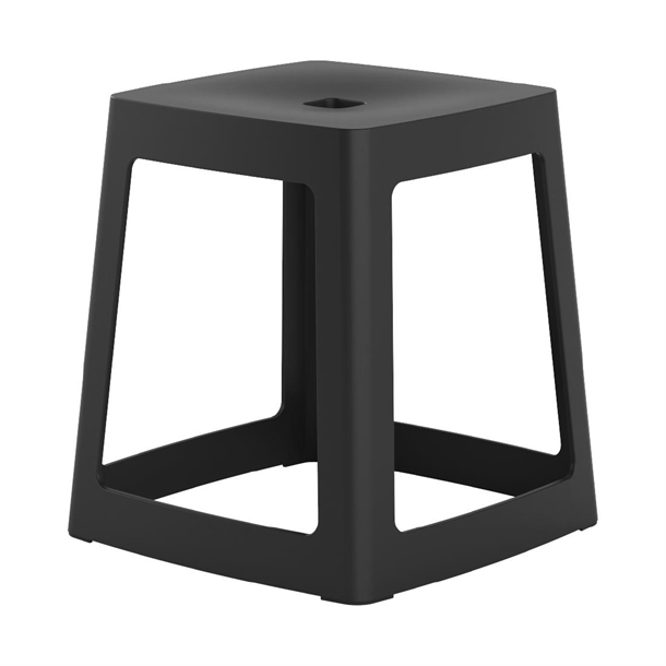 Origin Base Stool Traffic Black - 400x400x440mm (Pack 2) (B2B)