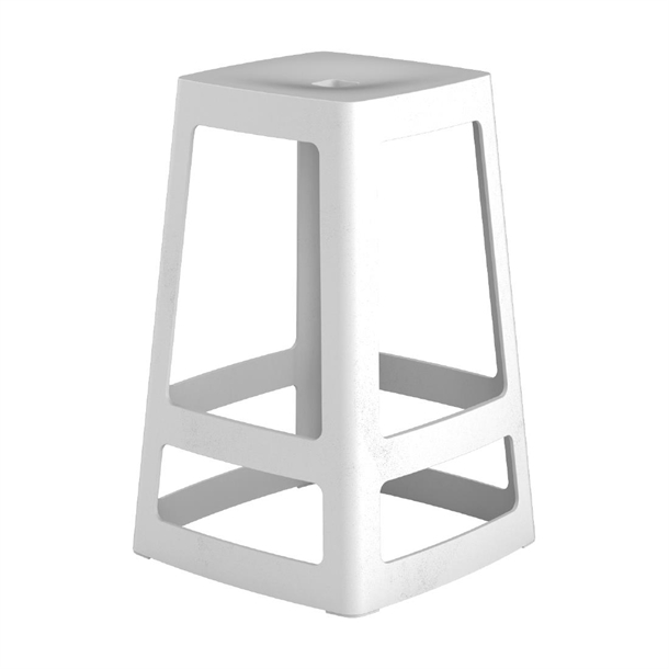 Origin Base Mid Stool Light Grey - 430x430x560mm (Pack 2) (B2B)