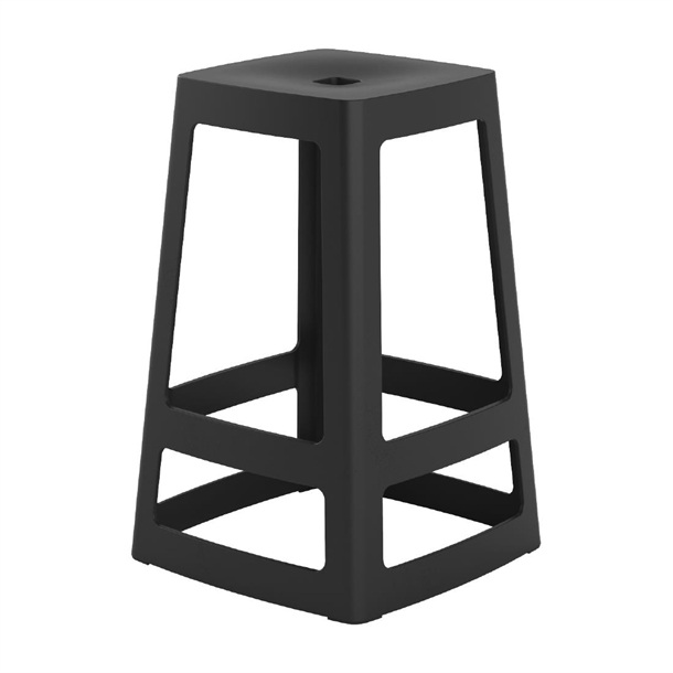 Origin Base Mid Stool Traffic Black - 430x430x560mm (Pack 2) (B2B)