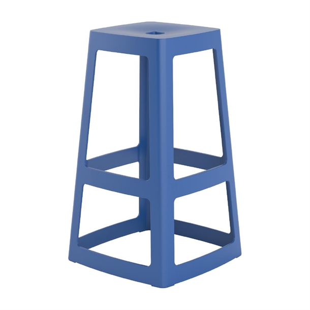 Origin Base High Stool Violet Blue - 450x450x750mm (Pack 2) (B2B)