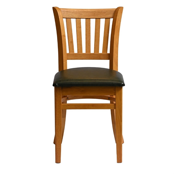 Manhattan Dining Chair in Soft Oak with Bison Cedar Seat (Pack 2) (B2B)