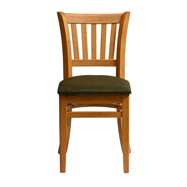 Manhattan Dining Chair in Soft Oak with Shetland Forest Seat (Pack 2) (B2B)