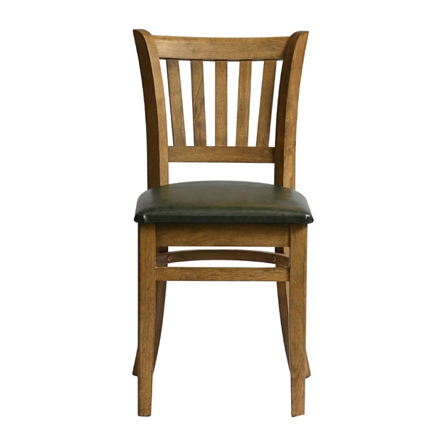 Manhattan Dining Chair in Weathered Oak with Bison Cedar Seat (Pack 2) (B2B)