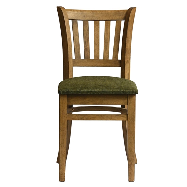 Manhattan Dining Chair in Weathered Oak w/Shetland Forest Seat(Pack 2)(B2B)