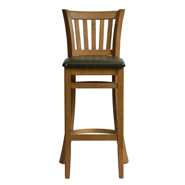 Manhattan Bar Chair in Weathered Oak with Bison Cedar Seat (Single) (B2B)