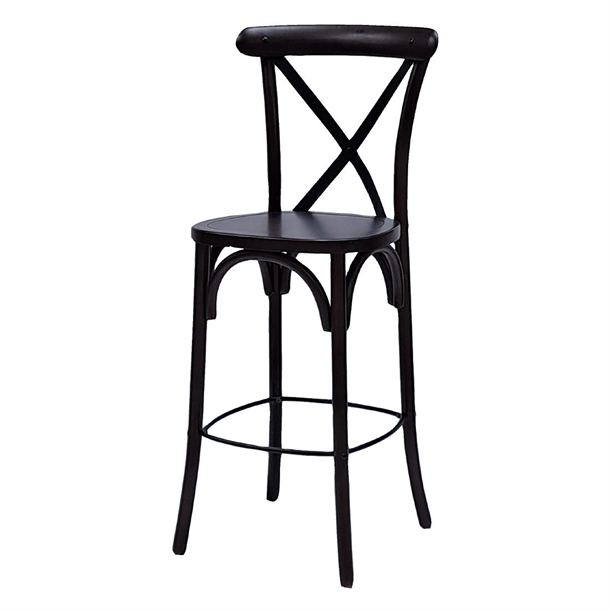 Bristol Bar Chair in Dark Walnut (Single) (B2B)