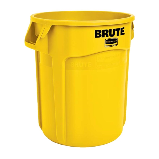 Rubbermaid BRUTE Container Yellow - 75.7Ltr