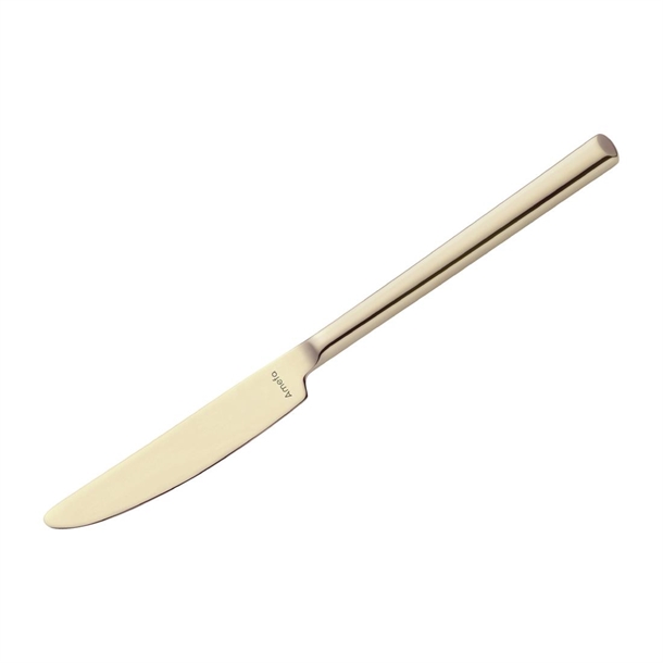 Amefa Metropole Table Knife (Champagne PVD) (Pack 12) (B2B)