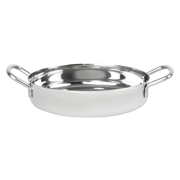 Olympia Table Presentation Double Handle Dish Stainless Steel - 180mm