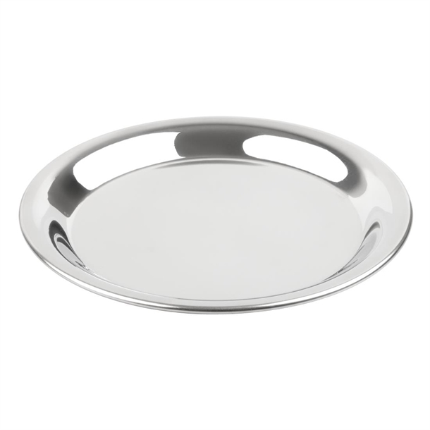 Olympia Round Tip Tray Stainless Steel - 150mm