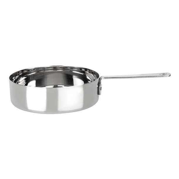 Olympia Table Presentation Mini Sauce Pan Stainless Steel - 125x35mm