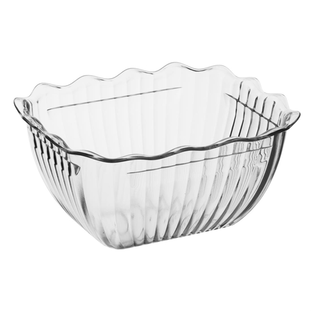 Olympia Kristallon Small Salad Crock Clear SAN - 0.75Ltr 25.3fl oz