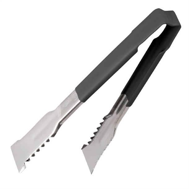 Vollrath Versagrip Tong Flat Black - 9 1/2''