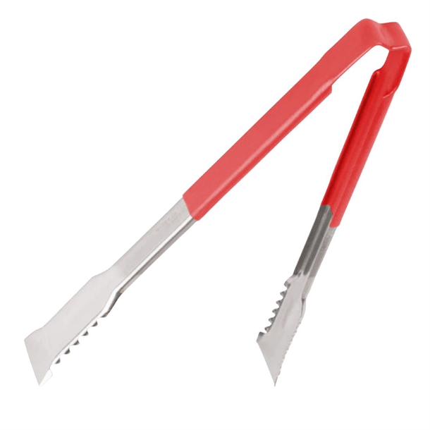 Vollrath Versagrip Tong Flat Red - 12''