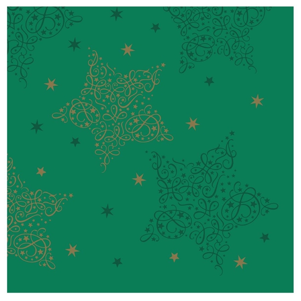 Swantex Lunch Napkin Merry & Bright Pine 2ply 1/4 Fold - 33x33cm (Pack 1000)