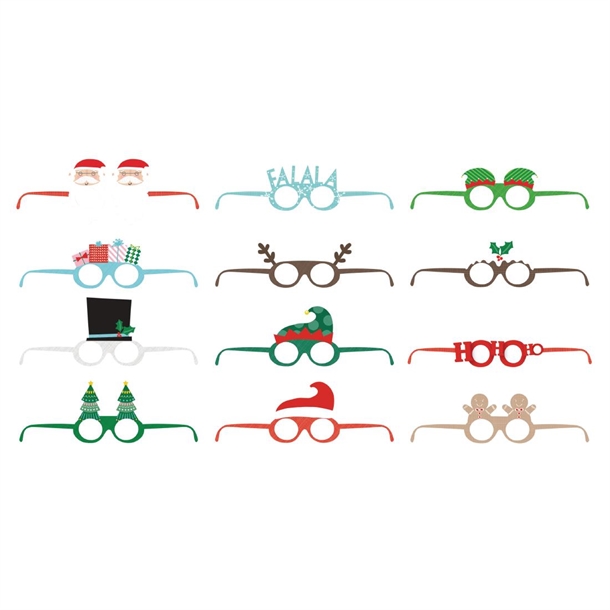 Swantex Paper Christmas Party Glasses (Pack 144)