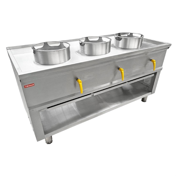 Diamond 3 Burner Wok Stove (Direct)