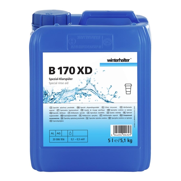 Winterhalter B170XD Plastics Rinse Aid - 5Ltr