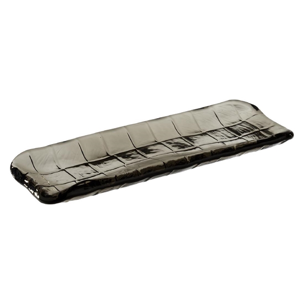 APS Plate/Sushiboard Takashi French Grey Glass - 190x65mm (B2B)