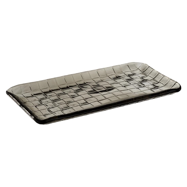 APS Plate/Sushiboard Takashi French Grey Glass - 295x155mm (B2B)