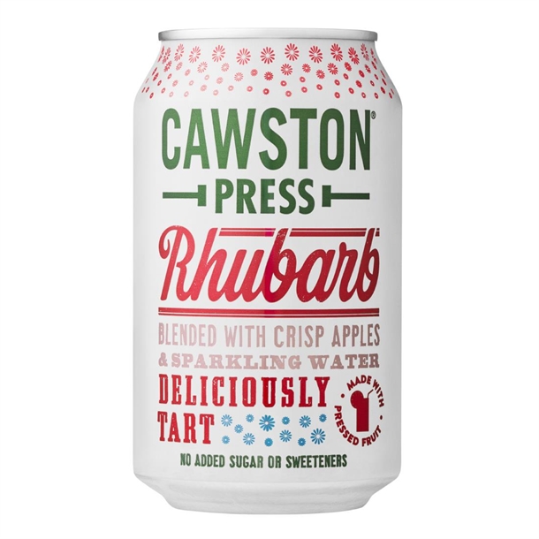 Cawston Press Sparkling Rhubarb - 330ml (Case 24)
