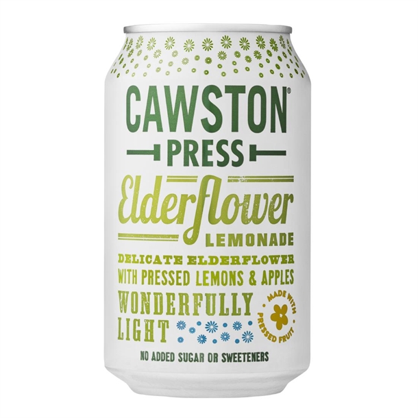 Cawston Press Sparkling Elderflower Lemonade - 330ml (Case 24)