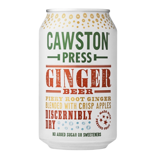 Cawston Press Sparkling Ginger Beer - 330ml (Case 24)