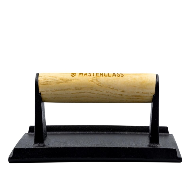 Masterclass Cast Iron Grill Press - 210x110x65mm