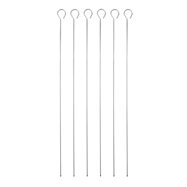 Masterclass Flat Sided Skewers - 400mm (Pack 6) (B2B)