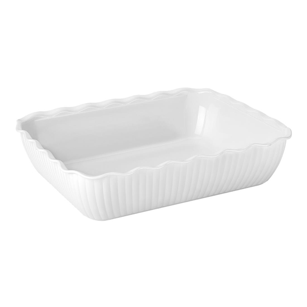 Olympia Kristallon Large Salad Crock White SAN - 4.25Ltr 143.7fl oz