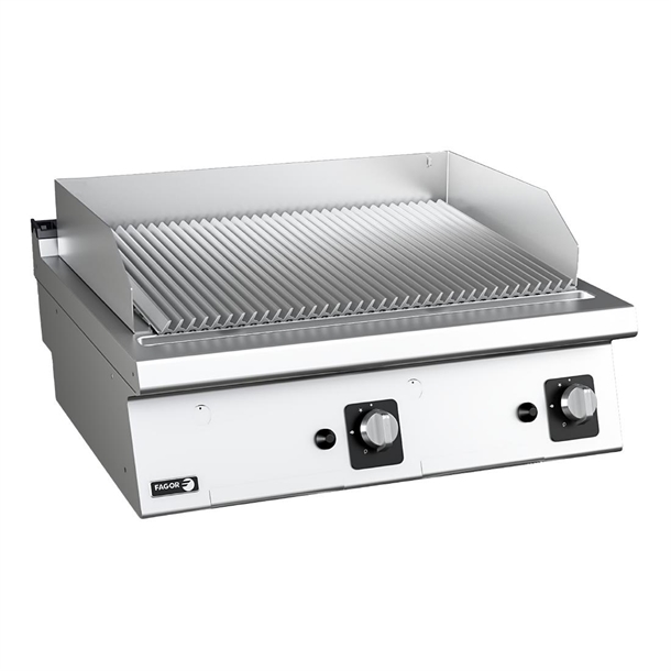 Fagor 900 Series Natural Gas Counter Top Stainless Steel Grill (Direct)