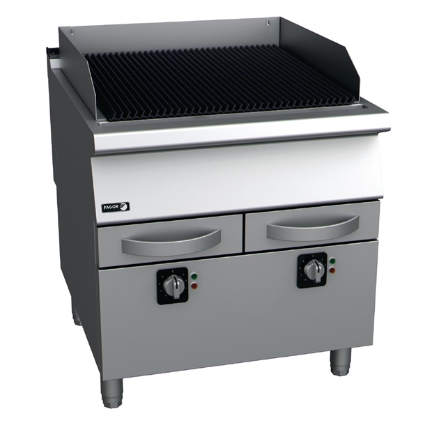 Fagor 900 Series Floor Standing Stainless Steel Electric 3 Phase Grill (Direct)