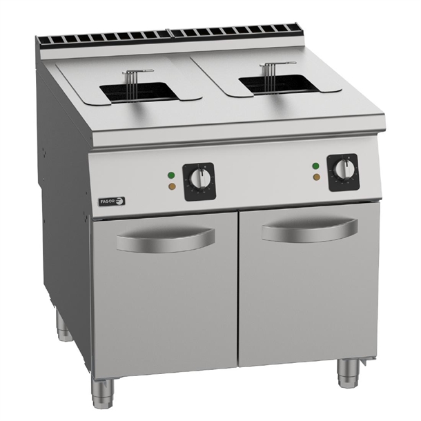 Fagor 900 Series Twin Tank Natural Gas Fryer (Direct)