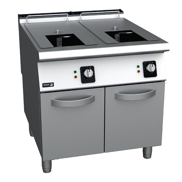 Fagor 900 Series Twin Tank Natural Gas Fryer (Direct)