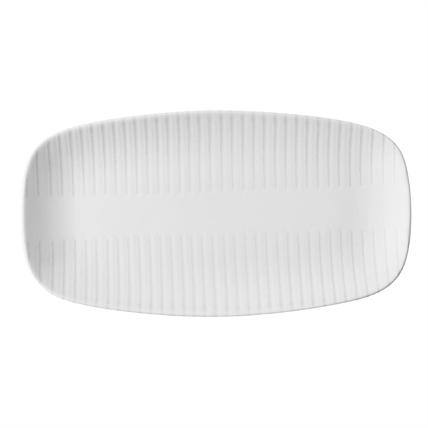 Churchill Era Grey Chefs Oblong Plate - 350x187mm (Pack 6) (Direct)